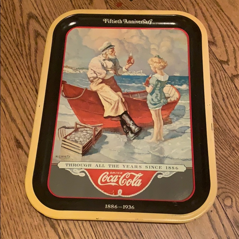 CocaCola Tray Vintage 1987